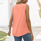 📢👚 PROMO FLASH 55% ! Débardeur Sans Manches à Col Carré – Tissu Doux, Plis Devant, Coupe Ample, 6 Coloris, Tailles S-2XL, Idéal Quotidien & Plage ✨