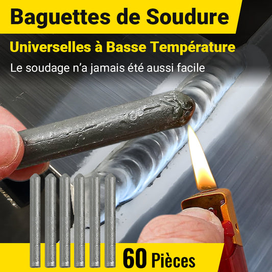 🔥 56 % de réduction ⏳ Baguettes de Soudure Universelles à Basse Température – Soudez Aluminium, Acier & Cuivre en 1 Clic ! 🔧✨