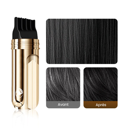 📢📢Acheter 5 obtenir 5 gratuits⏰Peigne Colorant 2 en 1 pour Cheveux Gris – Sans Chimie, Sans Taches, Résistant à l’Eau💎