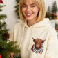 🎄🎅SOLDES DE NOËL 50 % DE RÉDUCTION !!🎁Adorable sweat à capuche doublé polaire Highland Cow🦬