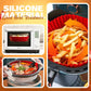 🍟 ACHETEZ 2, OFFERT 1 ! 🍗 Plaque de Cuisson en Silicone pour Friteuse à Air – Silicone 100% Comestible, Antidérapante & Facile à Nettoyer 👨‍🍳