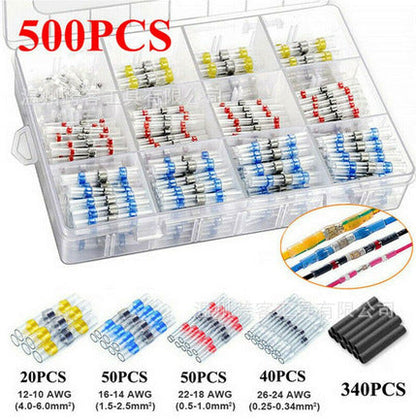 🔥🔧 PROMO FLASH 50% ! Kit de Connecteurs à Souder Étanches Solderstick – IP67, 4 Tailles de Câbles, 3 Étapes Faciles, pour Câblage Auto/Bateau/Électronique ⚡