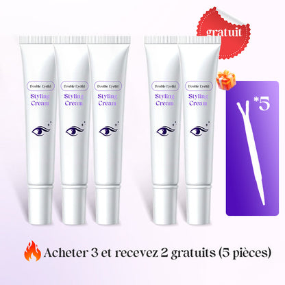 Crème invisible pour styliser les paupières doubles