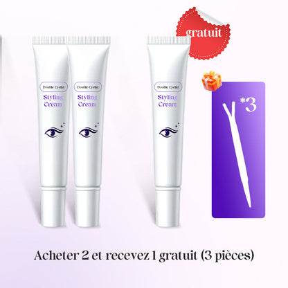 Crème invisible pour styliser les paupières doubles