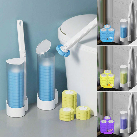 ⚡ Système de nettoyage jetable pour toilettes – 💎Nettoyage hygiénique en un clic, ne laisse aucun résidu, facile à utiliser et jetable 🧼