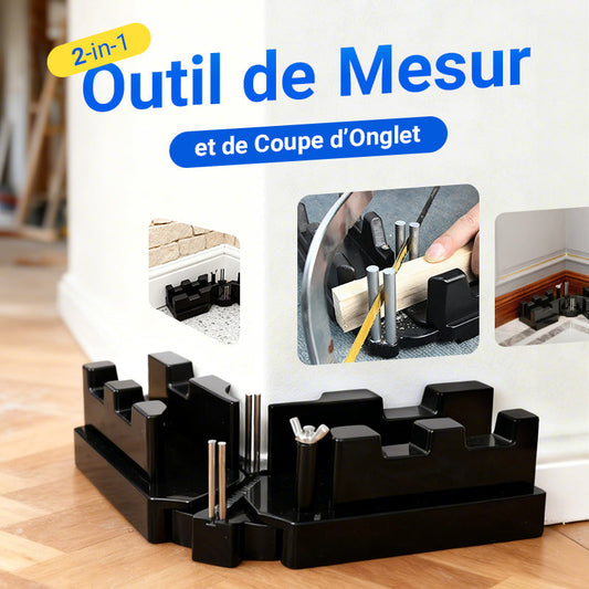 🔥 50% DE RÉDUCTION ! ✨ Outil 2-en-1 Mesure et Coupe - Précision Maximale, Gain de Temps pour Bricolage et Menuiserie 📐