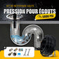 💦50% DE RÉDUCTION ! 🚿 Kit de Nettoyage Haute Pression 5800 PSI pour Égouts - Buse Rotative et Flexible Renforcé pour Déboucher les Canalisations 🛠️✨