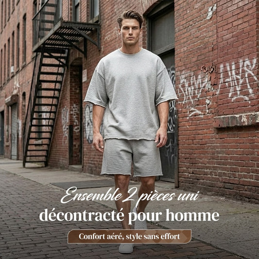 👕53 % DE RÉDUCTION 🏃 | Ensemble de sport sans manches pour homme – Coupe décontractée et évacuation de l'humidité