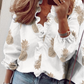 👚 56% DE RÉDUCTION! ✨ Chemisier à Volants 2026 – Manches Longues Lanterne, Coupe Ample & Style Doux pour Printemps-Automne 🌸