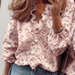 👚 56% DE RÉDUCTION! ✨ Chemisier à Volants 2026 – Manches Longues Lanterne, Coupe Ample & Style Doux pour Printemps-Automne 🌸