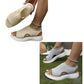👡52 % DE RÉDUCTION EN CE MOMENT ! 💐 Sandales à semelle compensée en tricot respirant pour femme – Tige en tricot aéré, semelle rembourrée et chaussures d'été légères et confortables ✨
