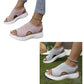 👡52 % DE RÉDUCTION EN CE MOMENT ! 💐 Sandales à semelle compensée en tricot respirant pour femme – Tige en tricot aéré, semelle rembourrée et chaussures d'été légères et confortables ✨