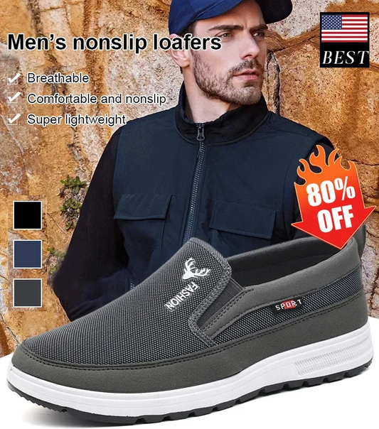🔥Promotion sur les nouveautés 2026 — 50 % de réduction💎 Mocassins antidérapants en tissu pour homme🥾