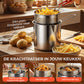 🍳 57% RABATT! 🍟 Multifunktionale Fritteuse aus Edelstahl 304 – Robust, hitzebeständig & vielseitig – Ideal für knuspriges Frittieren zu Hause ✨
