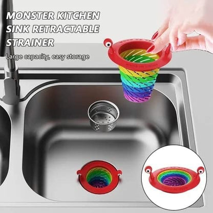 📢📢56% DE RÉDUCTION !! ⏰ Filtre de Bonde Extensible pour Cuisine – Retient les Débris Alimentaires et Aide à Prévenir les Bouchons