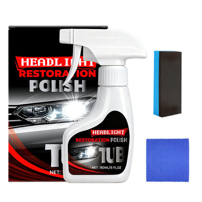⏳55 % DE RÉDUCTION EN CE MOMENT🔥Kit de rénovation pour phares de voiture et produit de cristallisation du revêtement🚗✨