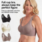 💕53% DE RÉDUCTION ! 💐Soutien-gorge sans coutures à rayures subtiles avec soutien en W – Confort et style !