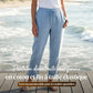 🎁 60% DE RÉDUCTION ! 👖🌿 Pantalon Décontracté en Coton et Lin pour Femme – Élégant, Respirant & Polyvalent ✨☀️