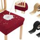 📢📢 3+3 GRATUITS⏰Housse de chaise hydrofuge à motif jacquard en losanges – Pour chaises de salle à manger, d'hôtel et de maison 🪑✨