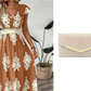 🎑55 % de réduction ✨Robe longue fluide à col en V et imprimé baroque pour femme