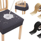 📢📢 3+3 GRATUITS⏰Housse de chaise hydrofuge à motif jacquard en losanges – Pour chaises de salle à manger, d'hôtel et de maison 🪑✨