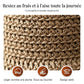 👒✨54 % de réduction🔥Chapeau de soleil élégant en paille tressée avec un nœud