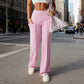 🎁2026 Nouveautés 50 % DE RÉDUCTION👖50 000+ VENDUS💕Pantalon droit ample uni pour femme