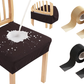 📢📢 3+3 GRATUITS⏰Housse de chaise hydrofuge à motif jacquard en losanges – Pour chaises de salle à manger, d'hôtel et de maison 🪑✨