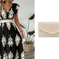 🎑55 % de réduction ✨Robe longue fluide à col en V et imprimé baroque pour femme