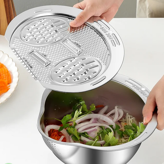 🔥HOT SALE🔥Stainless Steel Rice Strainer Bowl（50% OFF）