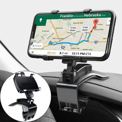 📱 PROMO -55% ✨ Support Téléphone Multifonctionnel — Prise Sûre & Rotation 360° 🚗