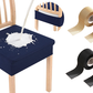 📢📢 3+3 GRATUITS⏰Housse de chaise hydrofuge à motif jacquard en losanges – Pour chaises de salle à manger, d'hôtel et de maison 🪑✨