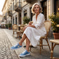👟 50 % DE RÉDUCTION ! 👖 Baskets-mules en denim pour femme – Faciles à enfiler, semelle confortable et parfaites pour un look estival décontracté ☀️