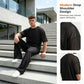 👕 Profitez dès maintenant d'une réduction de 60 % ! 👖 Ensemble deux pièces pour homme : t-shirt ample décontracté et pantalon large — un style décontracté pour le quotidien, coupe confortable 🌟