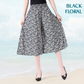 Jupe-culotte en mousseline plissée à taille haute élastique pour femmes💖