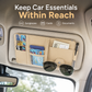 🚗📂 Organiseur multifonction pour pare-soleil de voiture – Range vos documents, lunettes et stylos dans un seul accessoire ! 🕶️✏️