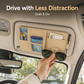 🚗📂 Organiseur multifonction pour pare-soleil de voiture – Range vos documents, lunettes et stylos dans un seul accessoire ! 🕶️✏️