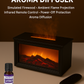 🔥 50% DE RÉDUCTION - DERNIER JOUR ! 💦 Diffuseur d'Humidité avec Flamme de Cheminée - 7 Couleurs LED et Télécommande, Ambiance Apaisante pour Maison/Bureau 🌙📦