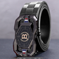 📢📢60 %  DE RÉDUCTION !! ⏰🐊Ceinture en cuir pour homme avec motif crocodile raffiné, boucle automatique et fabriquée en cuir de vachette.