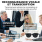 👓✨Lunettes caméra AI Smart 4K, vidéos HD 1080P, verres photochromiques, ultra grand-angle anti-vibration, enregistrement Vlog, traduction IA, assistant vocal IA, oreilles libres, transmission Wi‑Fi, contrôle de la musique