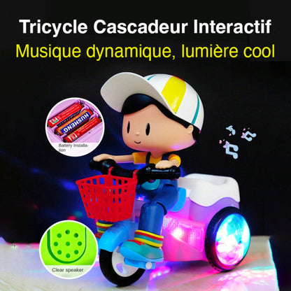 📢 PROMO FLASH : 57% DE RÉDUCTION ! ⏰ Tricycle Acrobatique pour Enfants – Plastique Haute Qualité – Musique, Lumières & Rotation 360° for Enfants de 1 à 4 Ans 🎁