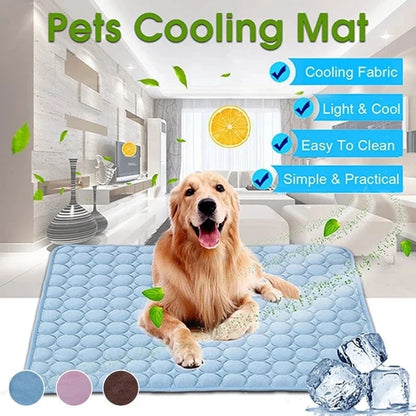 🐶 56 % de réduction 🐱 Tapis rafraîchissant d'été pour animaux de compagnie avec gel rafraîchissant non toxique