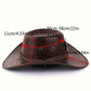🤠 PROMO LIMITÉE 52% DE RÉDUCTION ! ☀️ Chapeau Cowboy Anti-UV Respirant – Large Visière, Détails Rivets, Taille Unique 🏕️