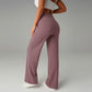 🎁2026 Nouveautés 50 % DE RÉDUCTION👖50 000+ VENDUS💕Pantalon droit ample uni pour femme