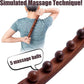 🔥56% DE RÉDUCTION – DERNIER JOUR ! 🪵 Bâton de Massage Lymphatique en Bois – Hêtre Verni – Ergonomique & Drainant for Corps