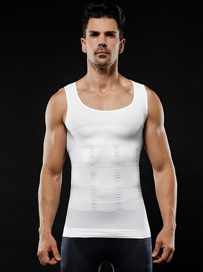 🔥 55% OFF💪T-shirt de compression pour homme, coupe ajustée, sous-vêtement sculptant