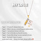 👑📖 PROMO -50% ! Collier Livre "Ma Petite Étoile" pour Fille – Message Personnalisable, Acier Inox & Boîte Cadeau (Livraison Mondiale)