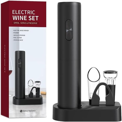 🍾 60% DE RÉDUCTION ! ⚡ Set d'ouvre-bouteilles électriques – Puissant, Facile à utiliser & Rechargeable 🔋