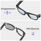 👓✨Lunettes caméra AI Smart 4K, vidéos HD 1080P, verres photochromiques, ultra grand-angle anti-vibration, enregistrement Vlog, traduction IA, assistant vocal IA, oreilles libres, transmission Wi‑Fi, contrôle de la musique