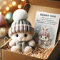 🔥ACHETEZ-EN 3, OBTENEZ-EN 1 GRATUIT - Fait main🐇Mini lapin super réaliste, câlin mignon 🎁